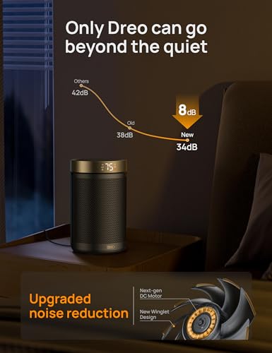 Portable Space Heater for Indoor Use with Thermostat and Remote C266