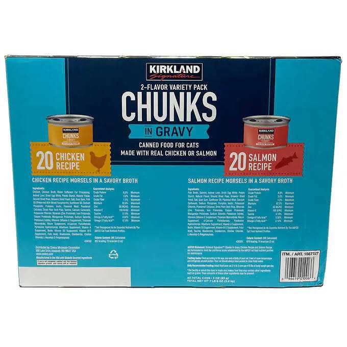 Chunks in Gravy Canned Cat Food Variety Pack C44374