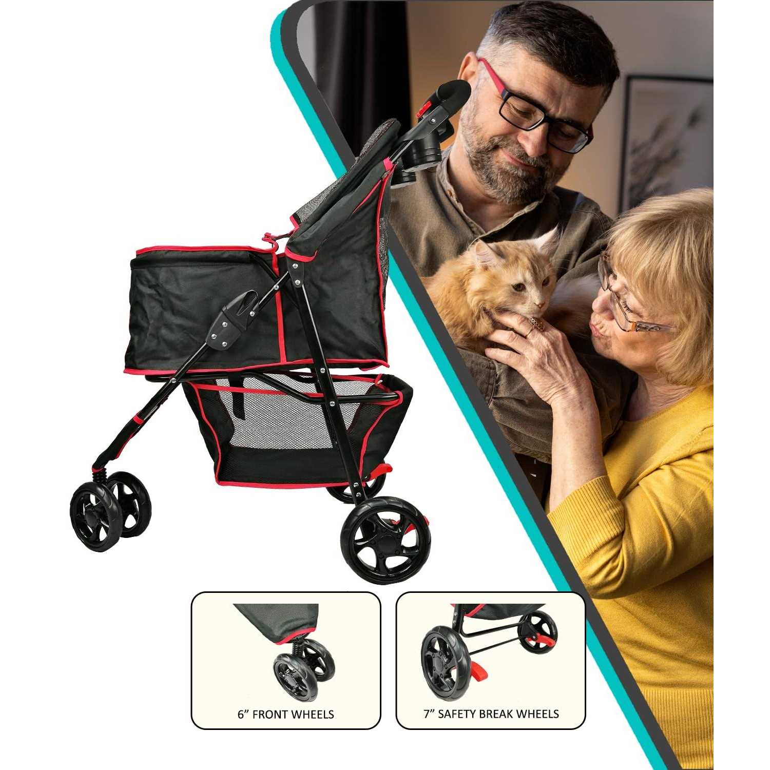 Single Jogger Pet Stroller Z953