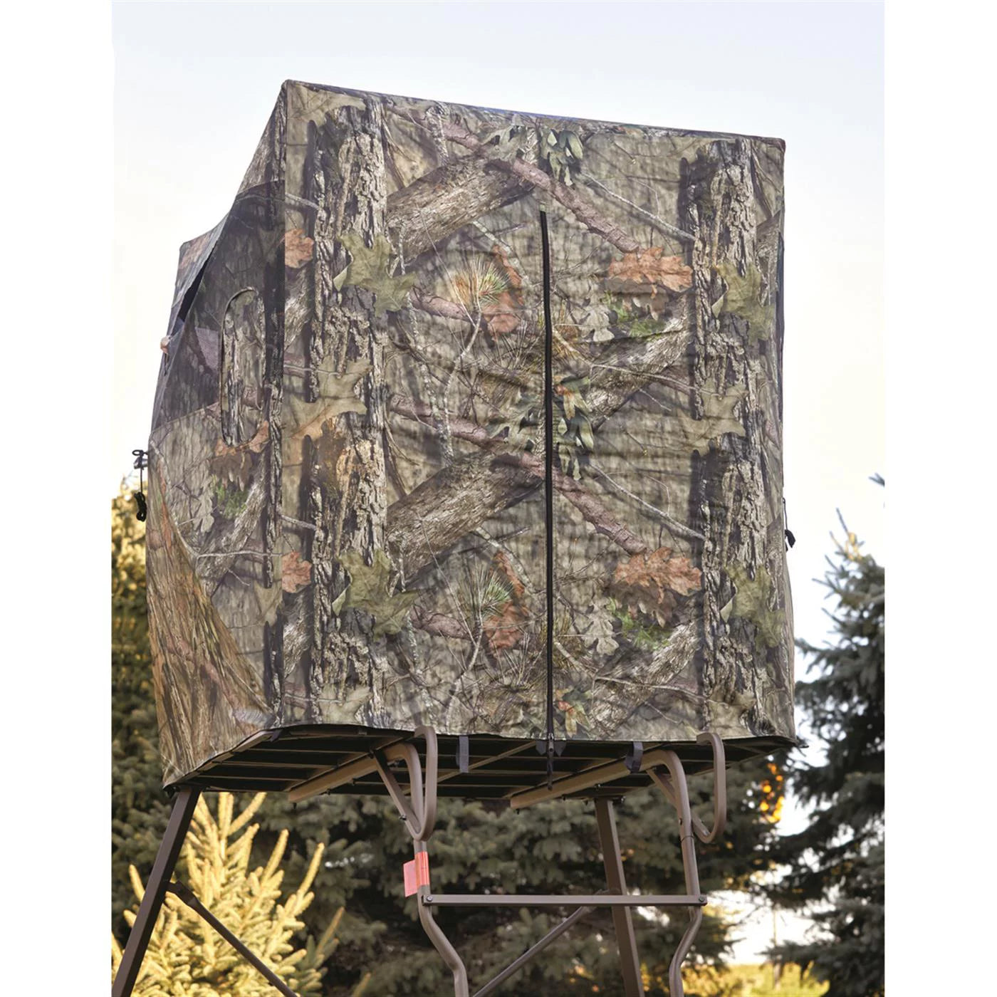 6ft Tripod Hunting Tower Blind 2-Person Elevated Stand C677