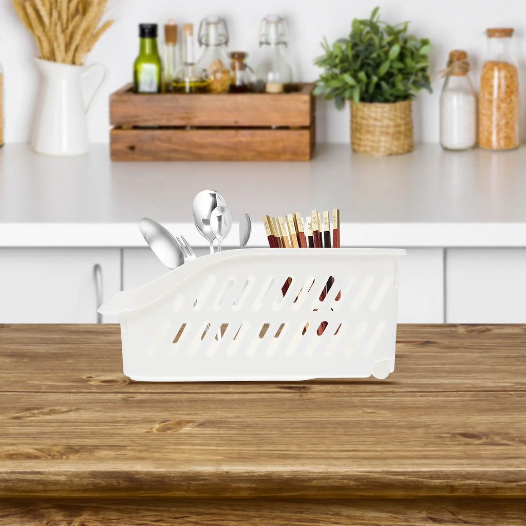 White Storage Basket Toy Bins O148209