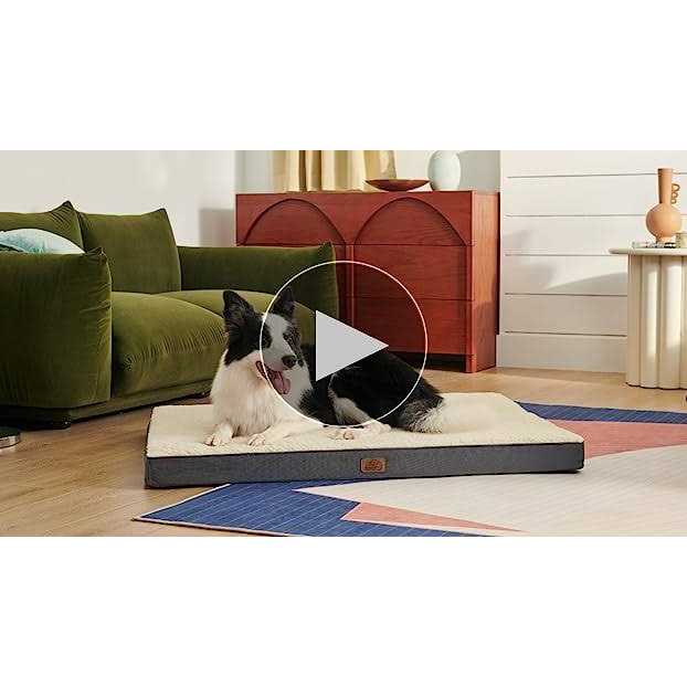 Orthopedic Waterproof Dog Bed for Large Dogs with Removable Washable Cover O135