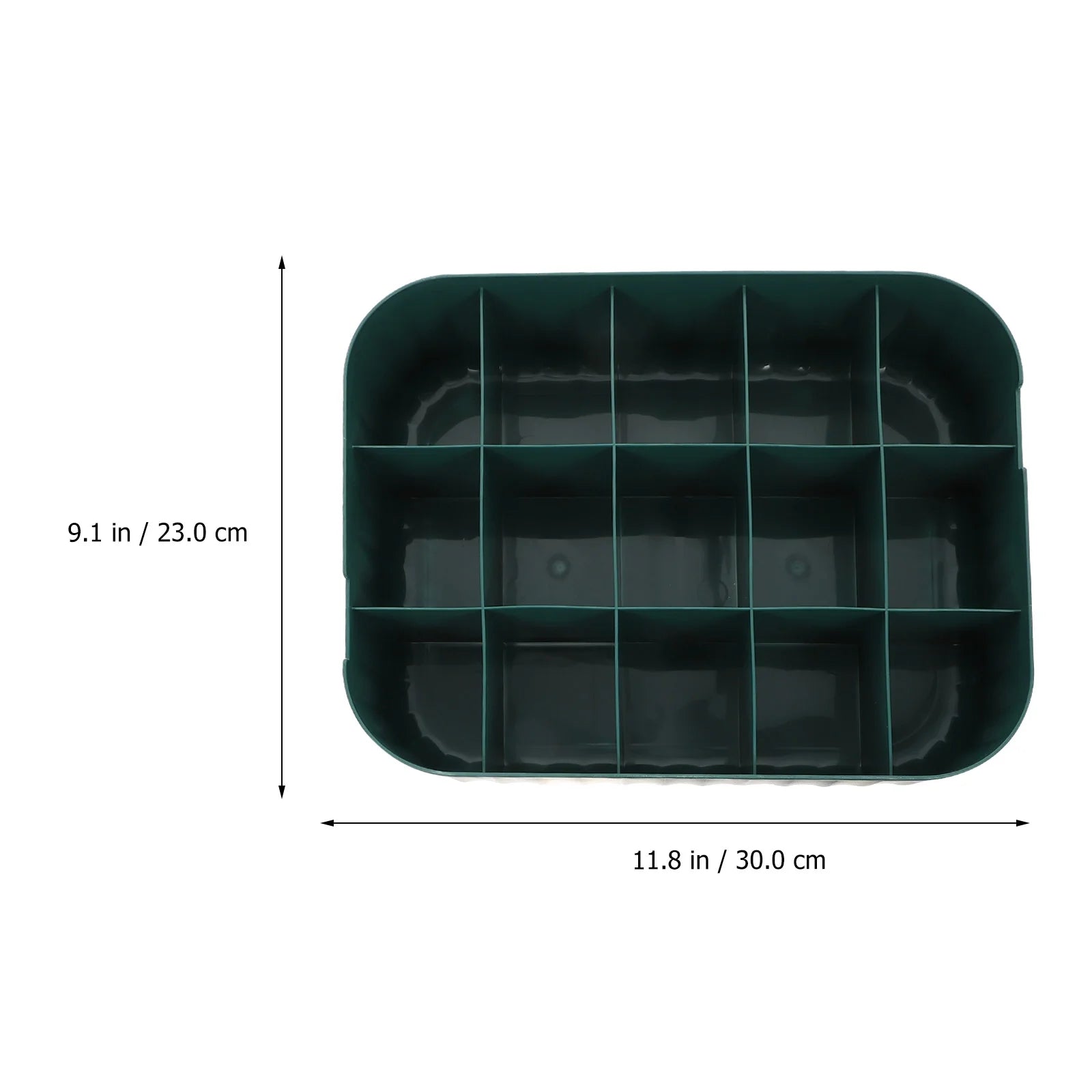 Underwear Drawer Storage Organizer Bin Box Green H647