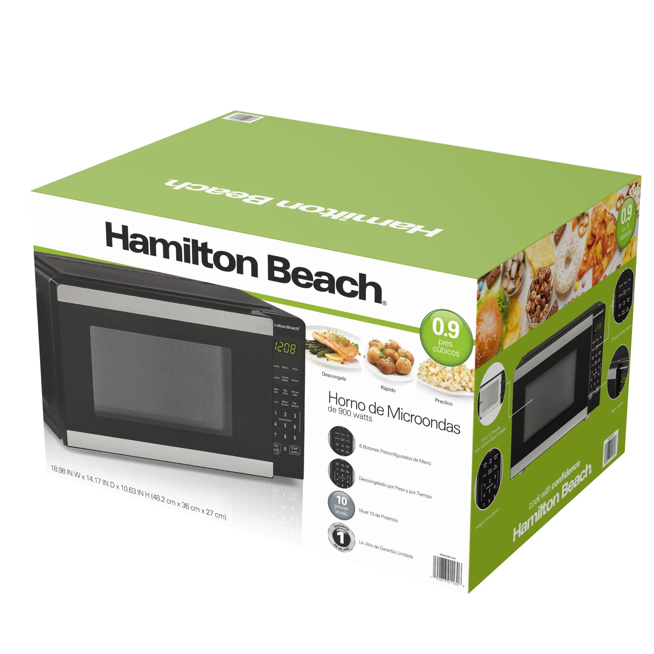 Countertop Microwave Oven, Stainless Steel I8763