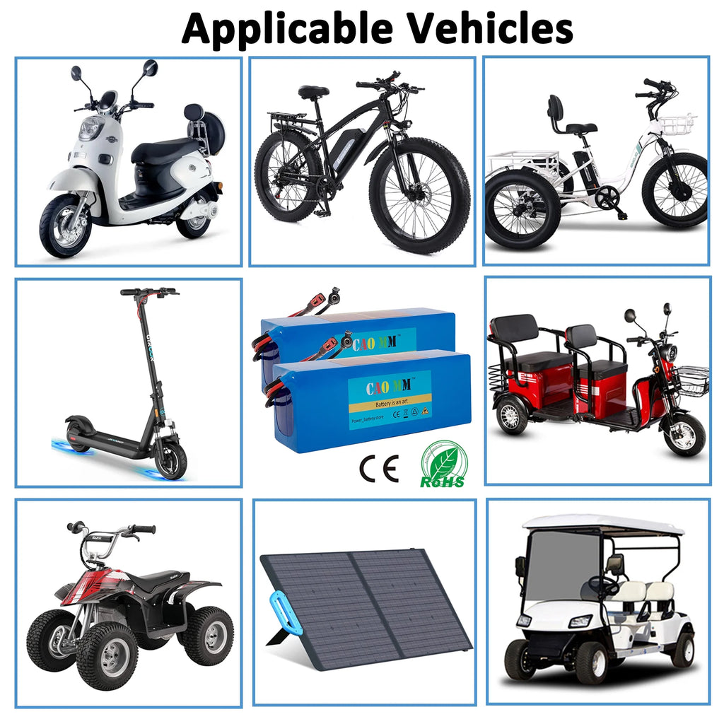 48V 20Ah Lithium Ebike Battery with Charger R3453