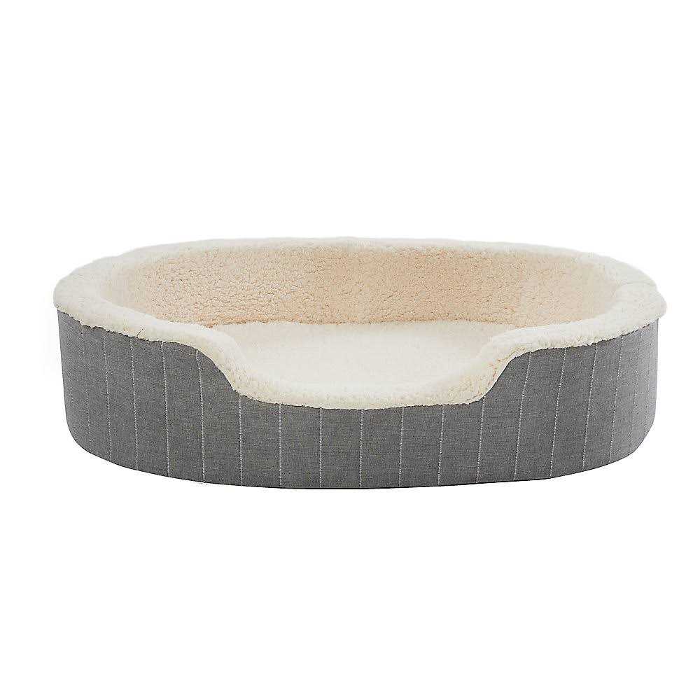 Orthopedic Striped Dog Bed W1592