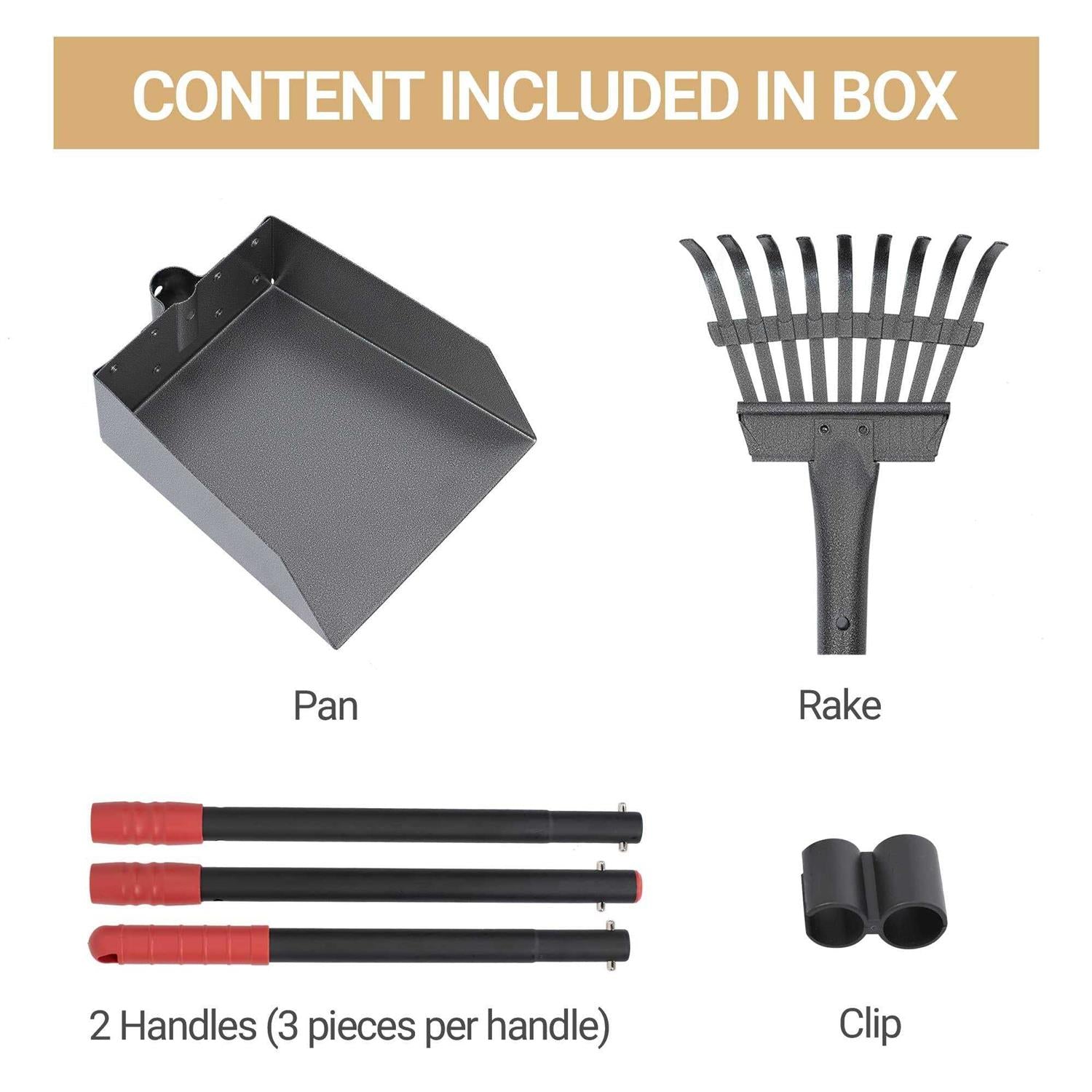 Dog Poop Tray and Rake Set N4390