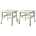 eHemco Solid Hardwood Step Stool for Adults and Kids, 12.25 Inches, Unfinished