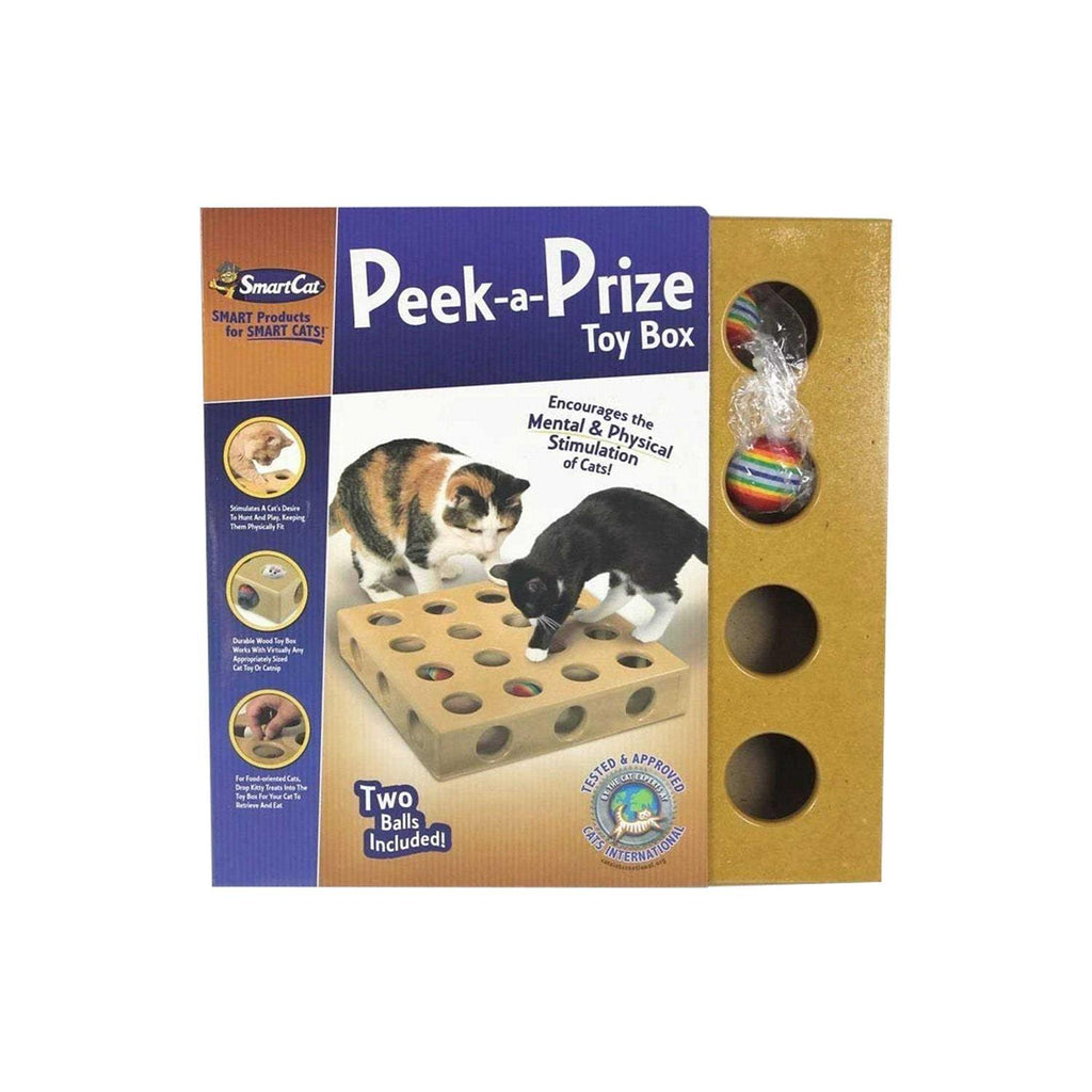 SmartCat Peek A Prize Toy Box - Pet Supplies online store