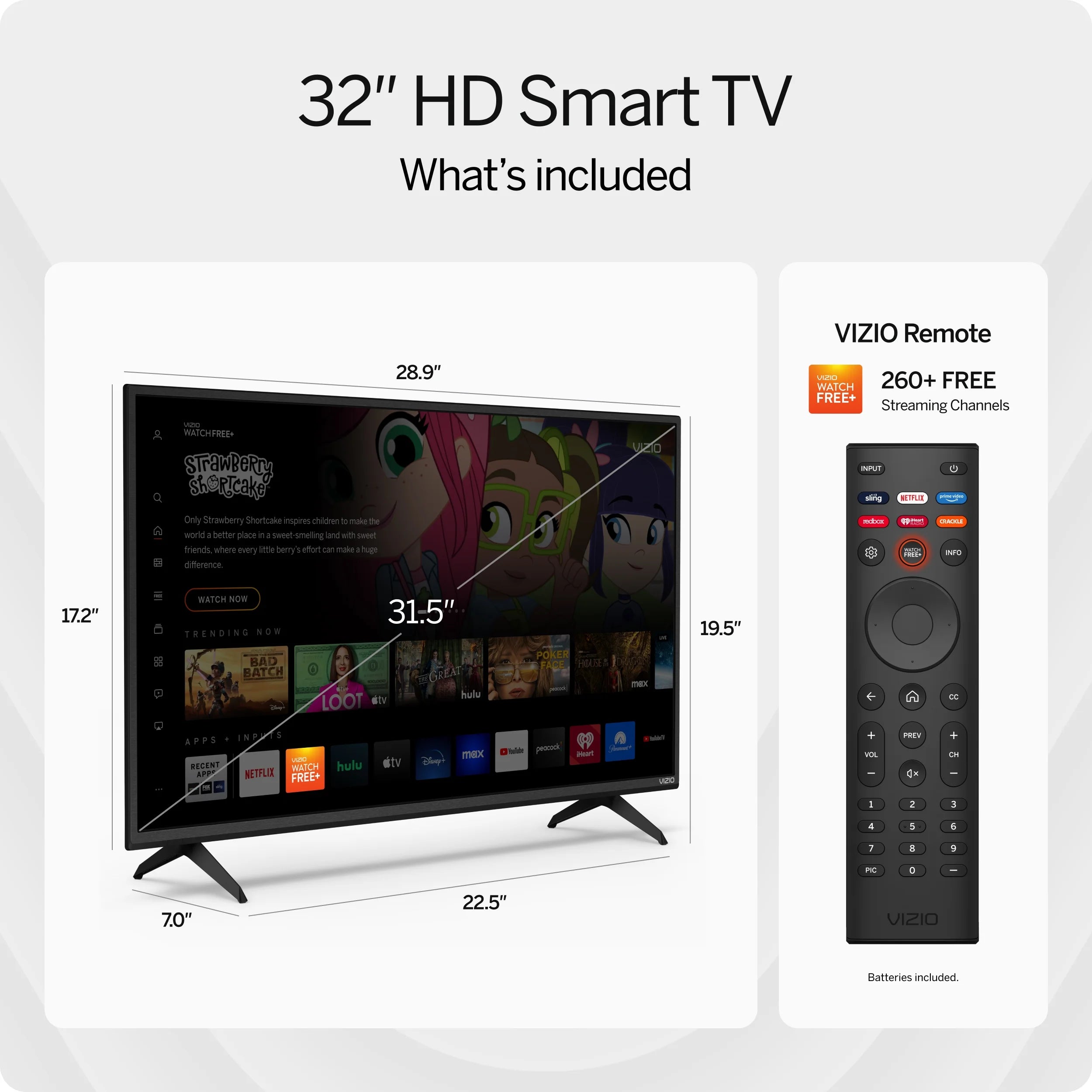 32" Class HD Smart TV E697505