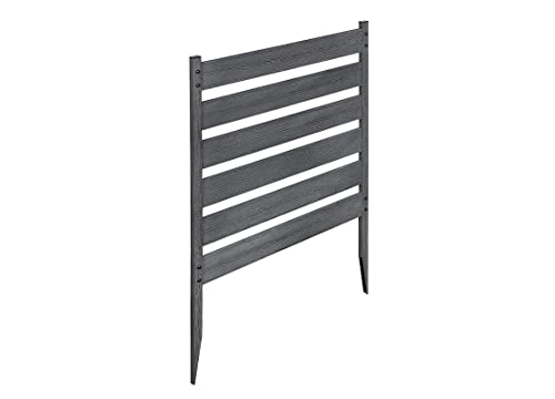 No-Dig Vinyl Garden Fence Kit 2ft H x 2ft W, 3 Panels N35592