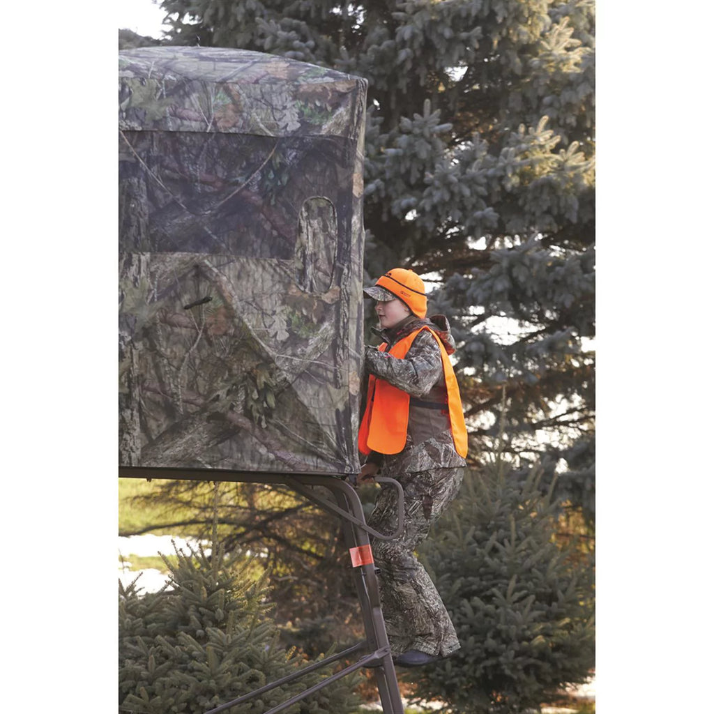 6ft Tripod Hunting Tower Blind 2-Person Elevated Stand C677