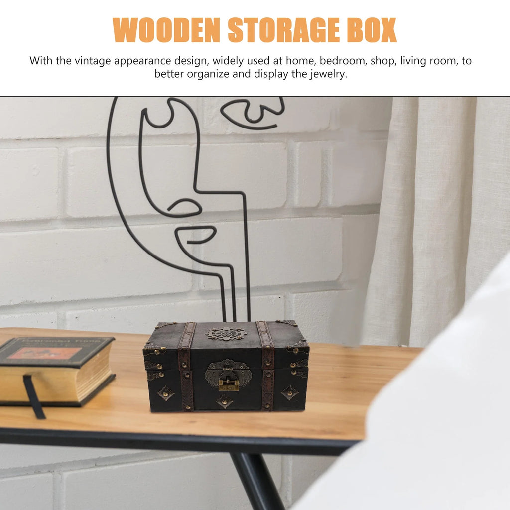 Vintage Storage Boxes with Lids Organizer N461
