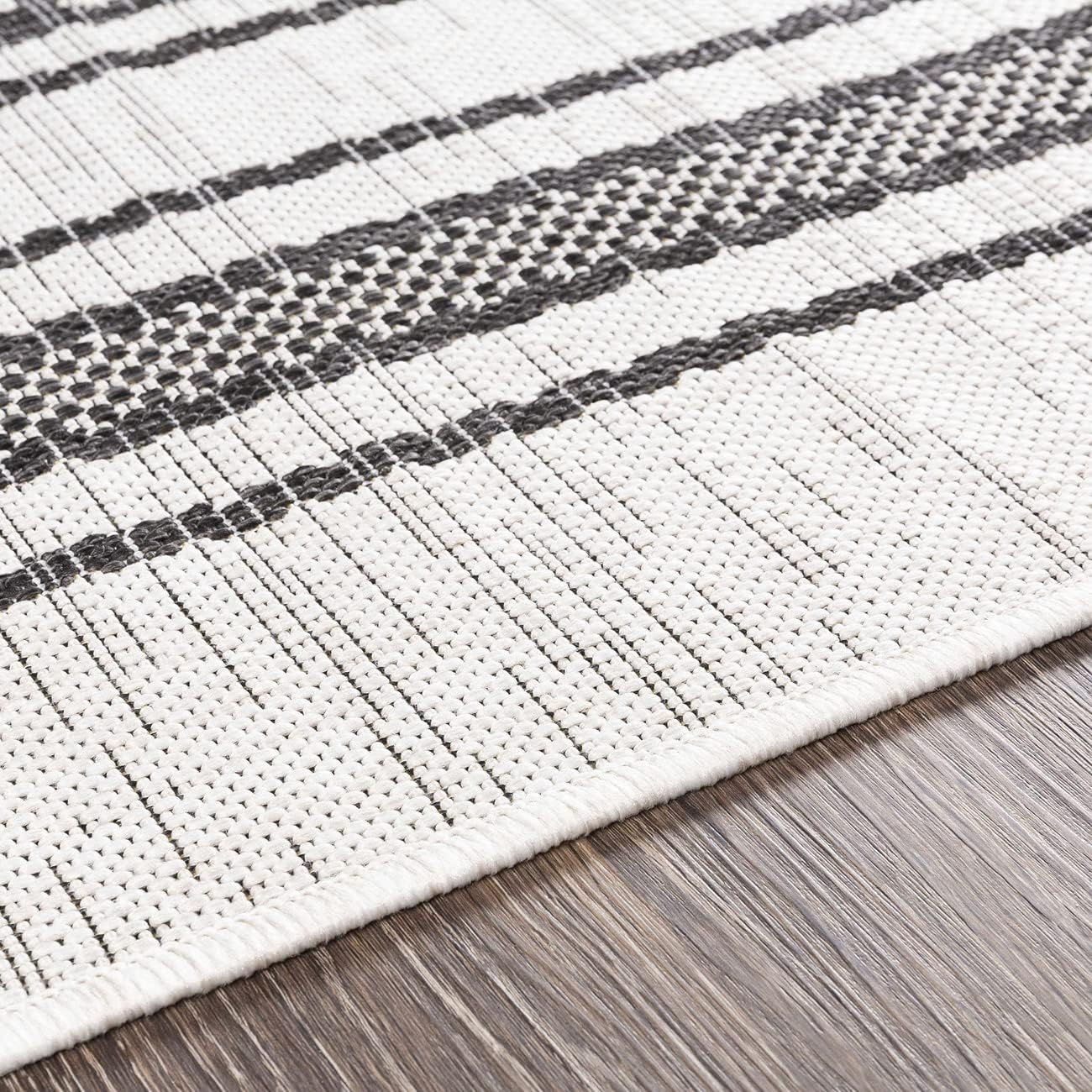Outdoor Area Rug 5x7 Non Shedding Indoor/Outdoor Carpet for Patio, Porch, Deck, Bedroom, Living Room or Kitchen Q835