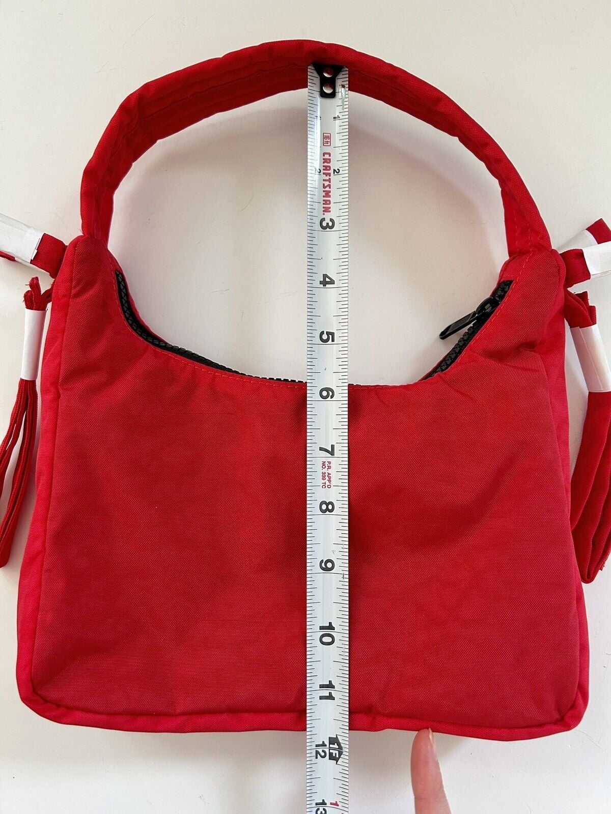 Mini Bow Nylon Handbag P87138