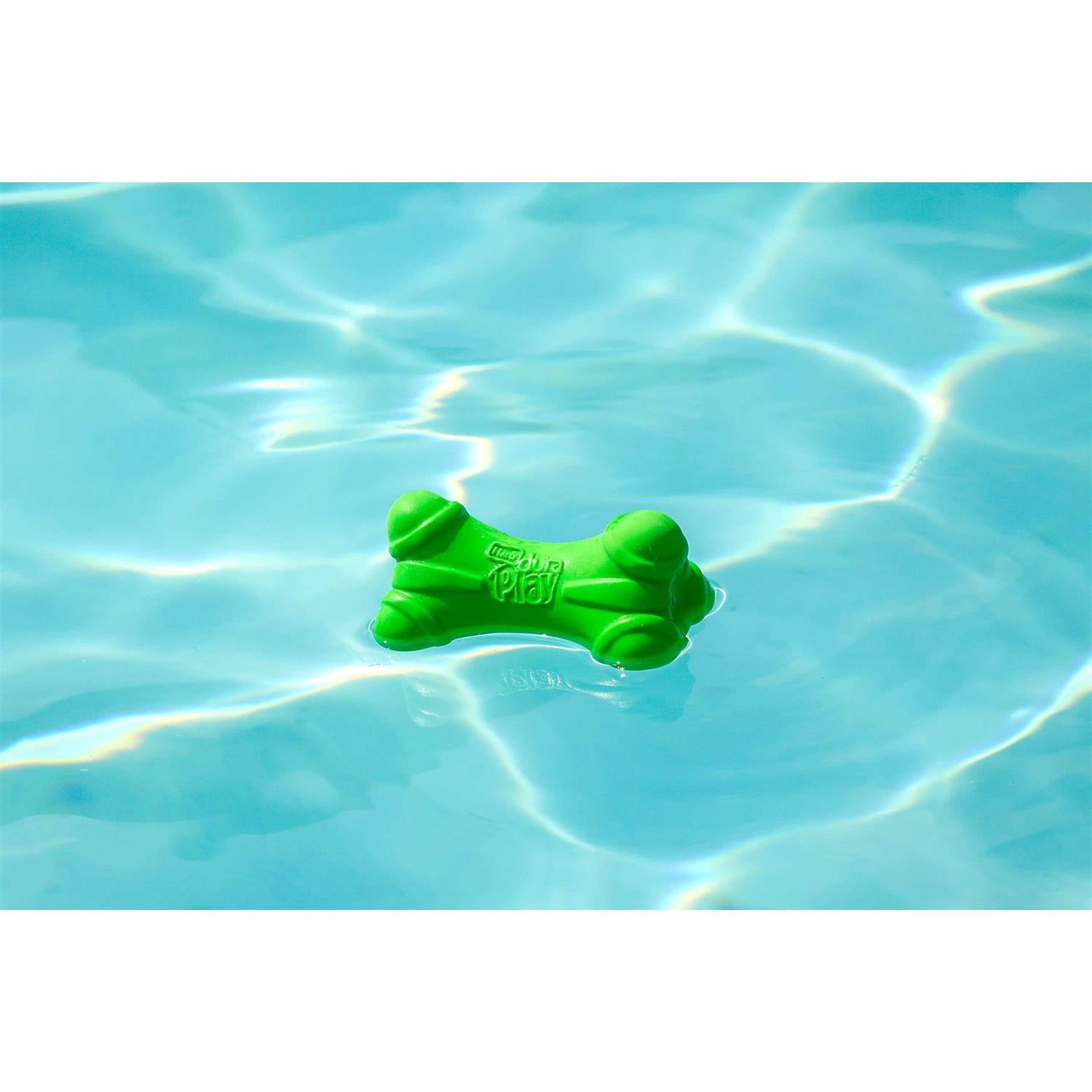 Squeaky Latex Dog Toy Bone Q67412