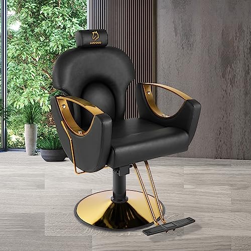 Pink Hydraulic Reclining Barber Salon Chair C219119