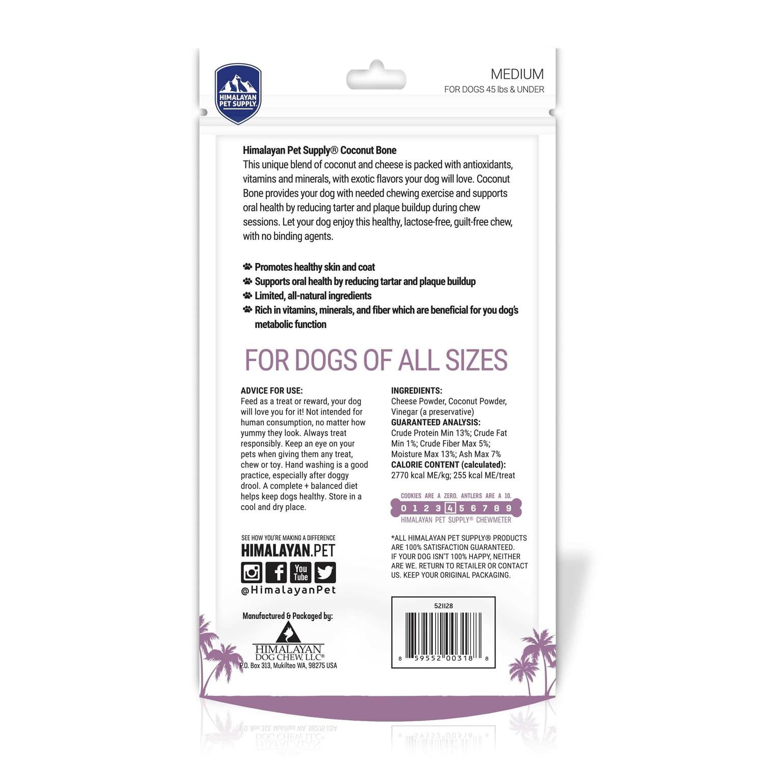 Coconut Bone Dog Chew W147906
