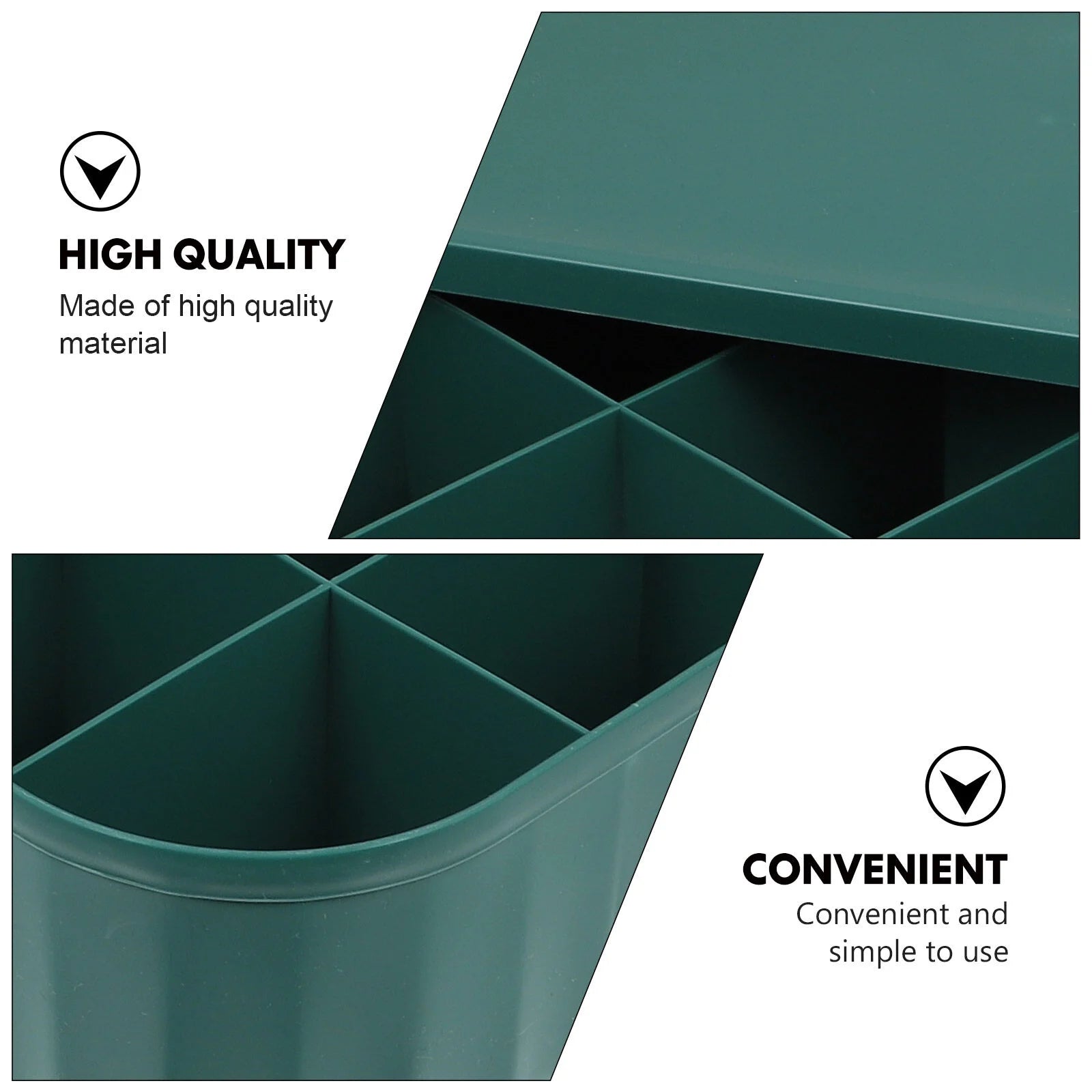 Underwear Drawer Storage Organizer Bin Box Green H647