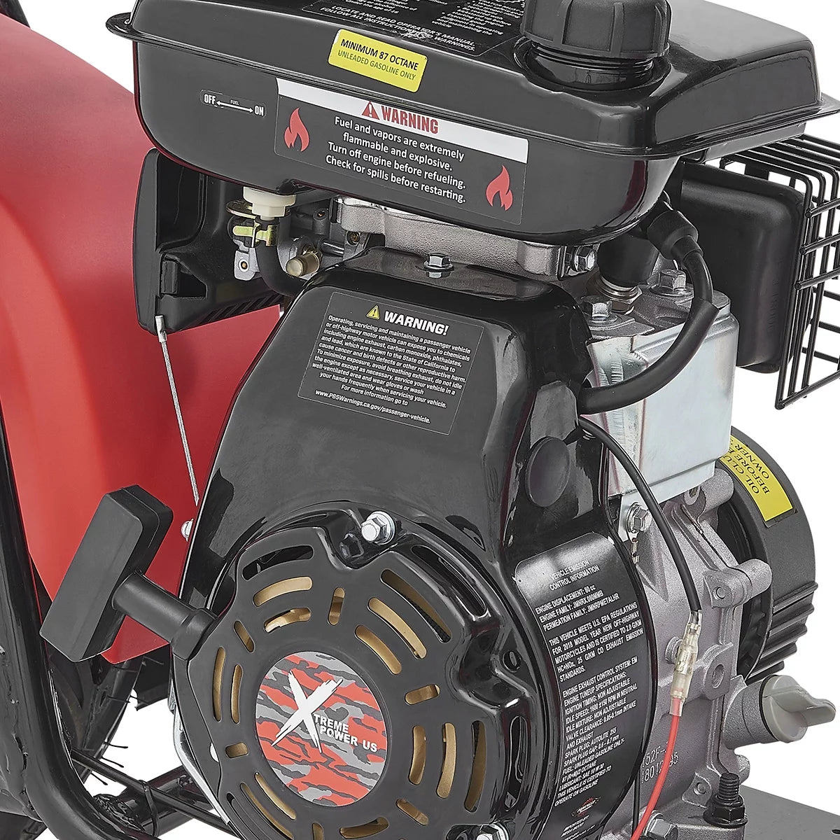 99cc Gas Powered Mini Bike for Adults Red/Black Z61006
