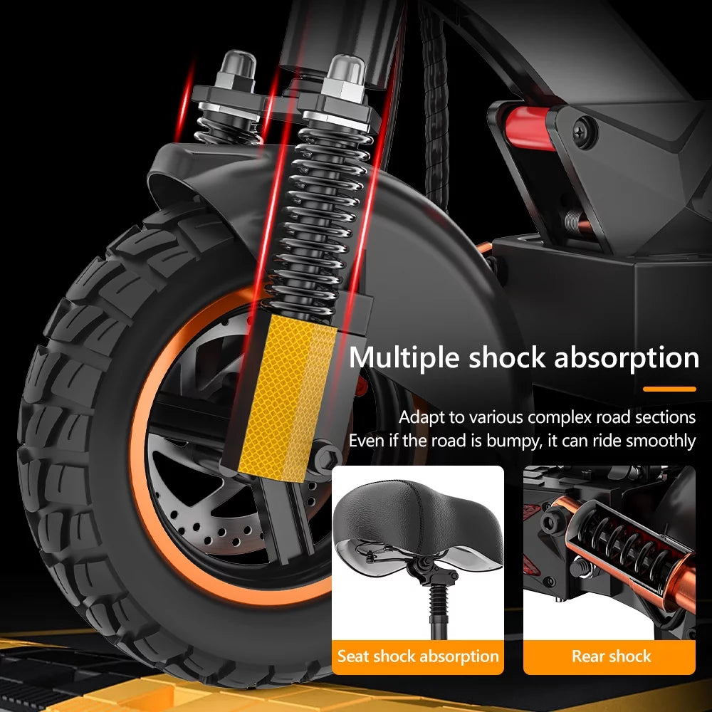 Electric Scooter 28 mph, 25 Miles Range, 700W, 10" Tires, Foldable A877022