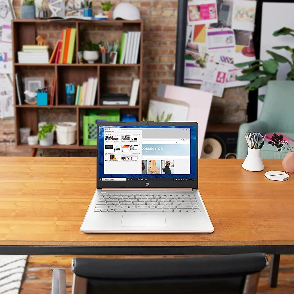 14" Ultralight Laptop, Intel Celeron Quad-Core, 16GB RAM, 64GB eMMC, Windows 11, Pink E321776