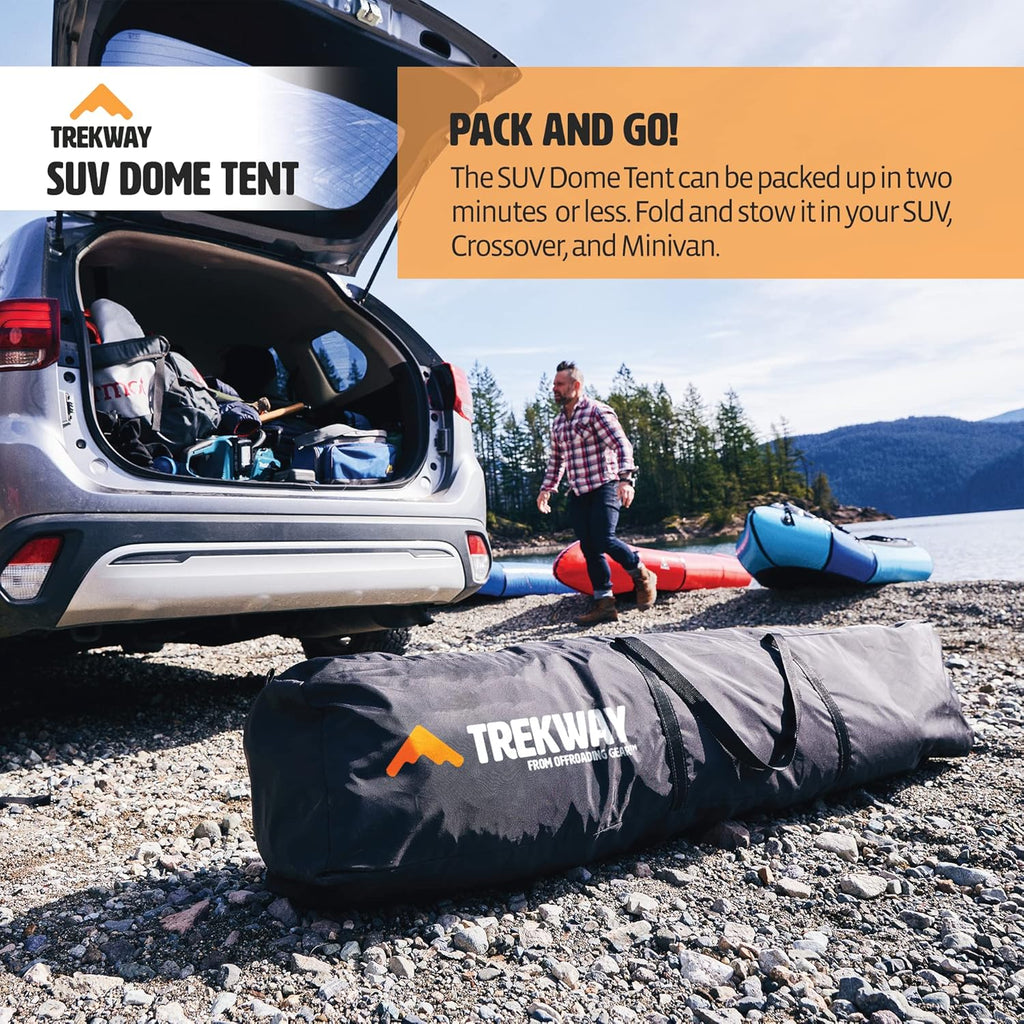 Waterproof Instant Camping Tent for SUV, 9 x 9 ft, Sleeps 7 N2863