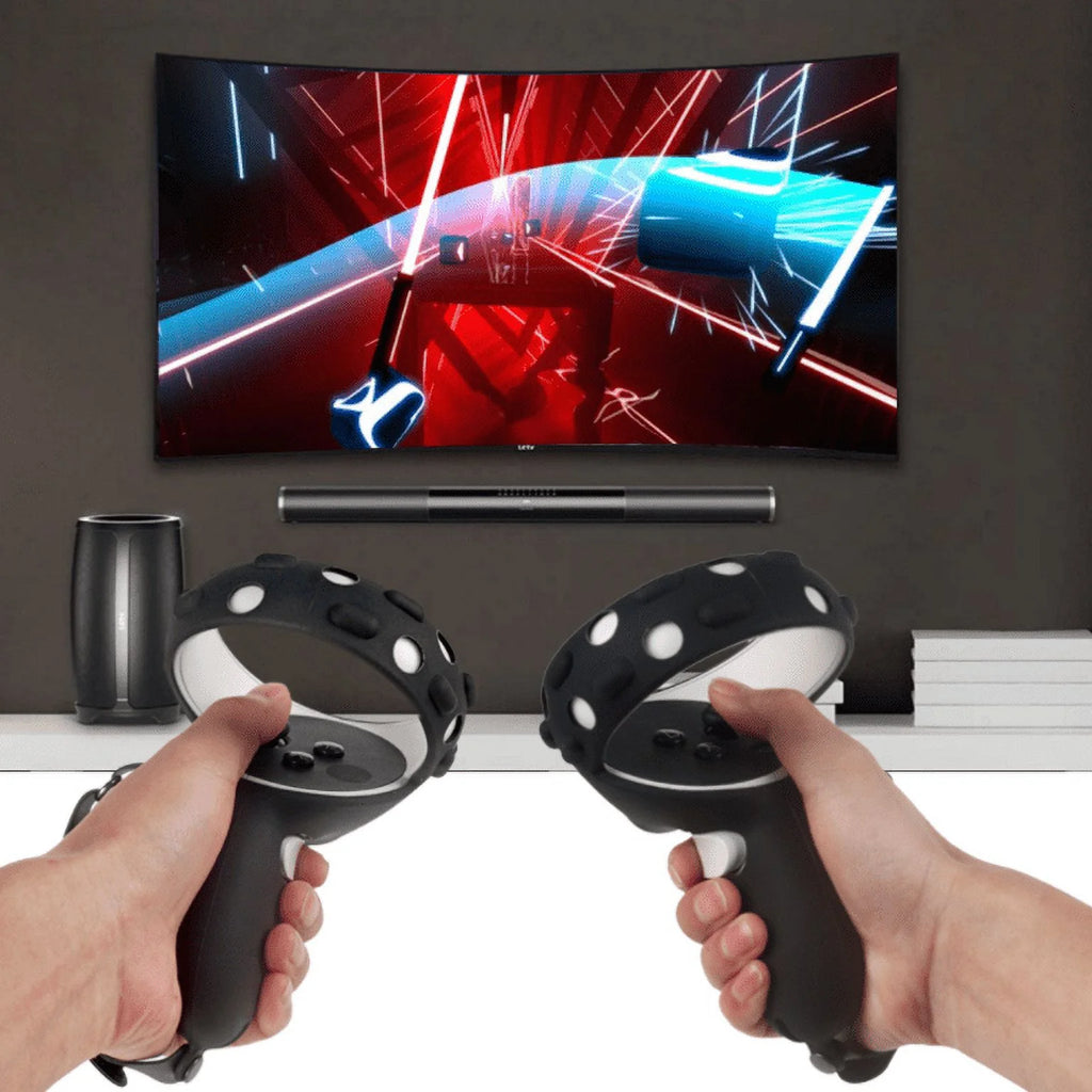 VR Headset 256 GB with Silicone Controller Grip Cover Z2295