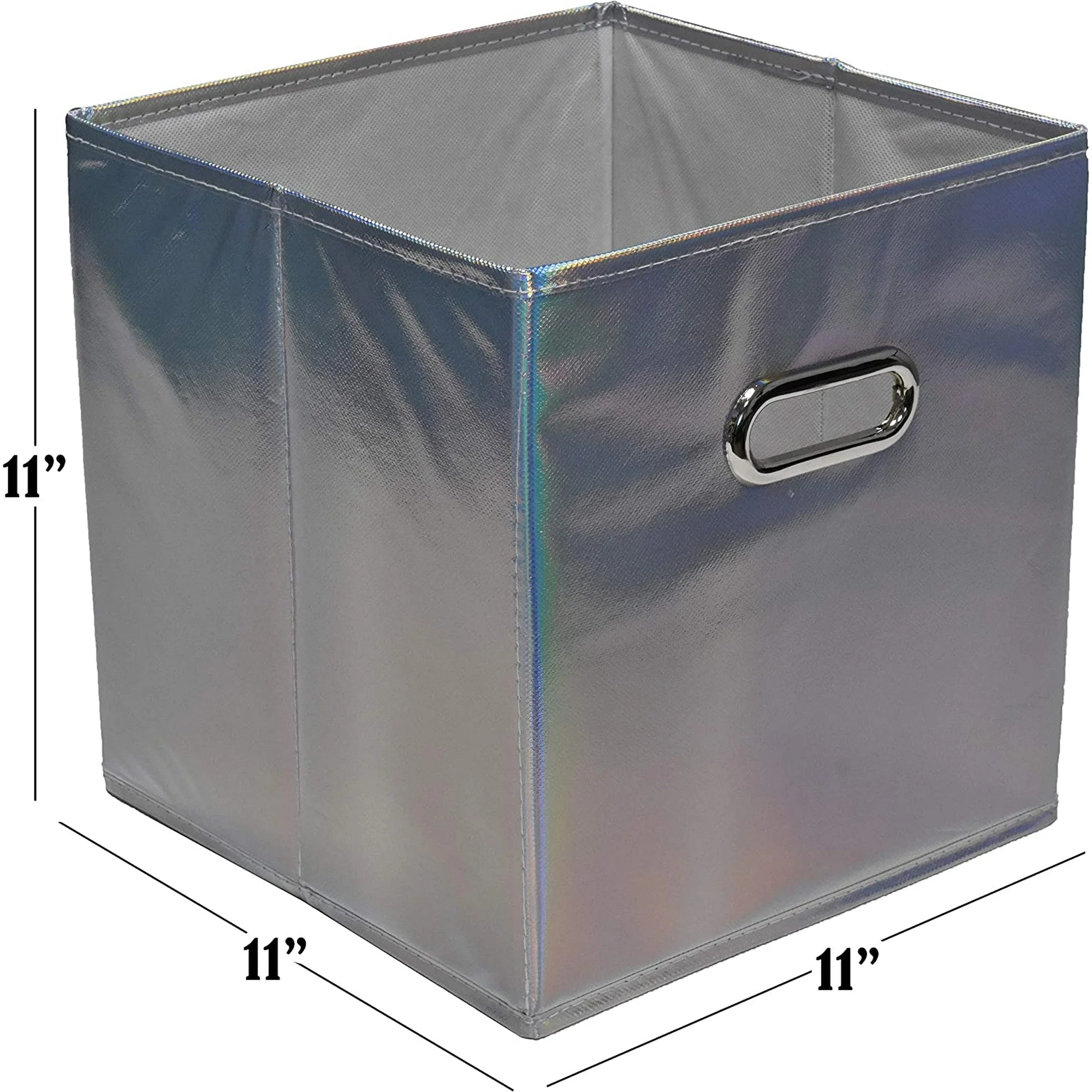 Foldable Laundry Storage Bins 6-Pack Collapsible Cube Organizers D72679