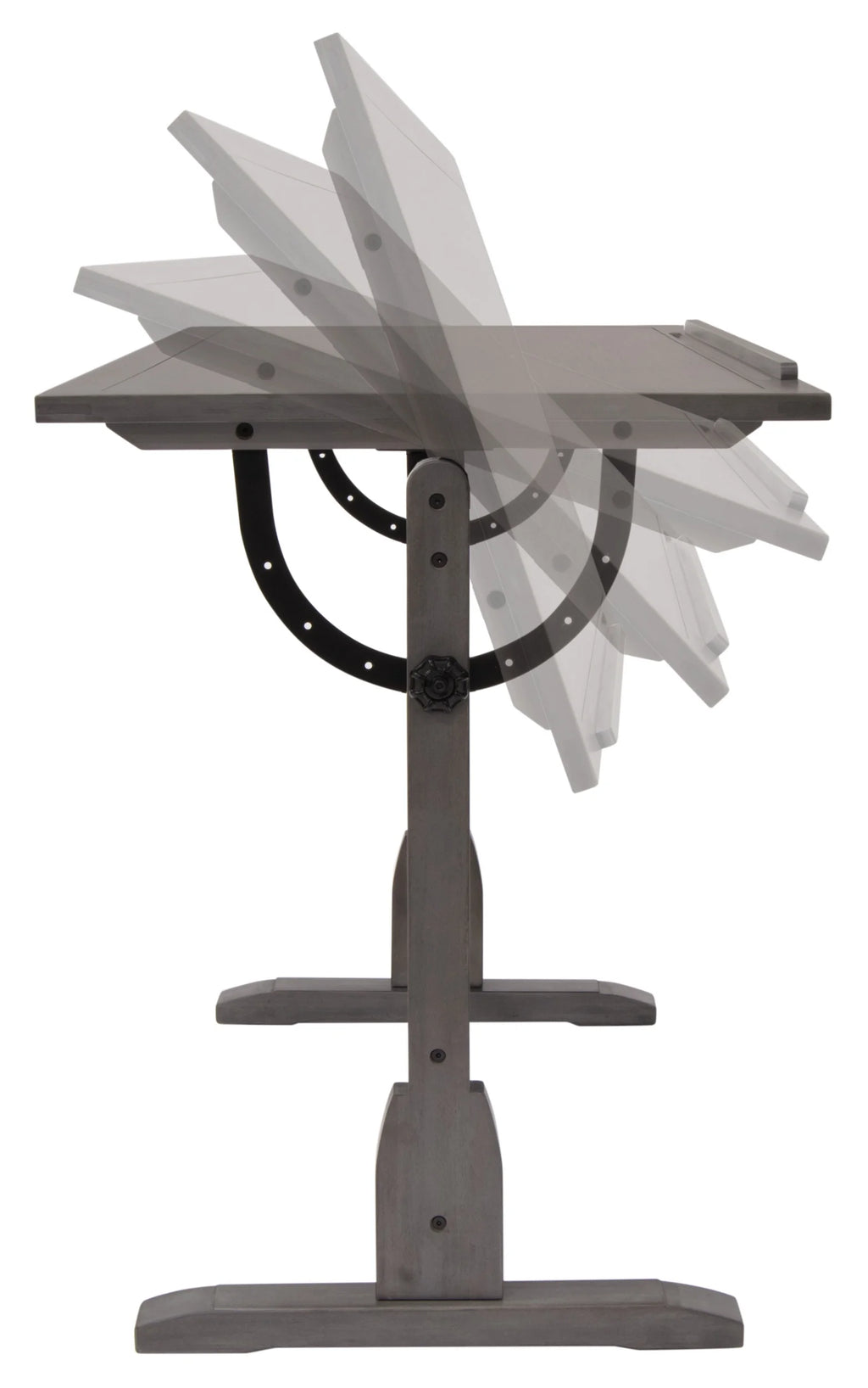 Solid Wood Drawing Table with Angle Adjustable Top Z10234