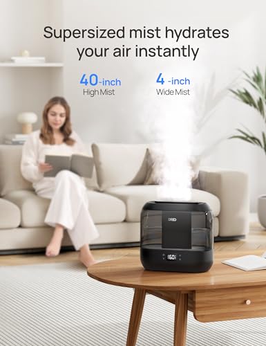 Smart Humidifier for Bedroom, Top Fill 4L Cool Mist, Quiet Ultrasonic G615986