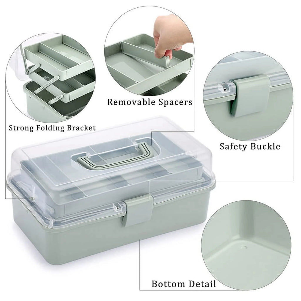 Plastic Dividing Storage Box with Adjustable Spacers Y20168