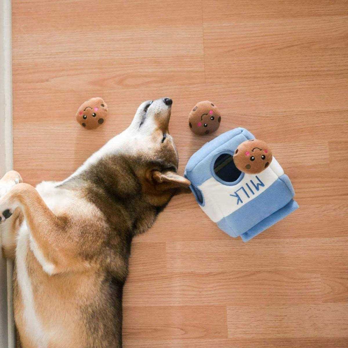 Milk and Cookies Dog Toy Z76079