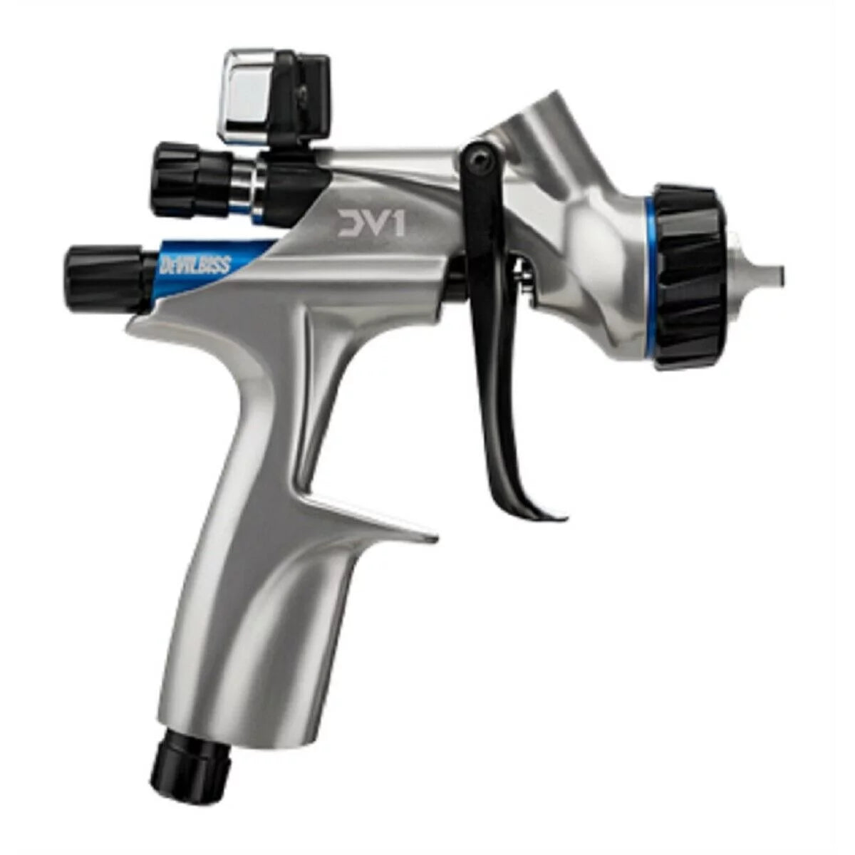 Itw Devilbiss 704504 Dv1-b Basecost Digital Uncupped Hvlp [1.2,1.3 1.4] BLK