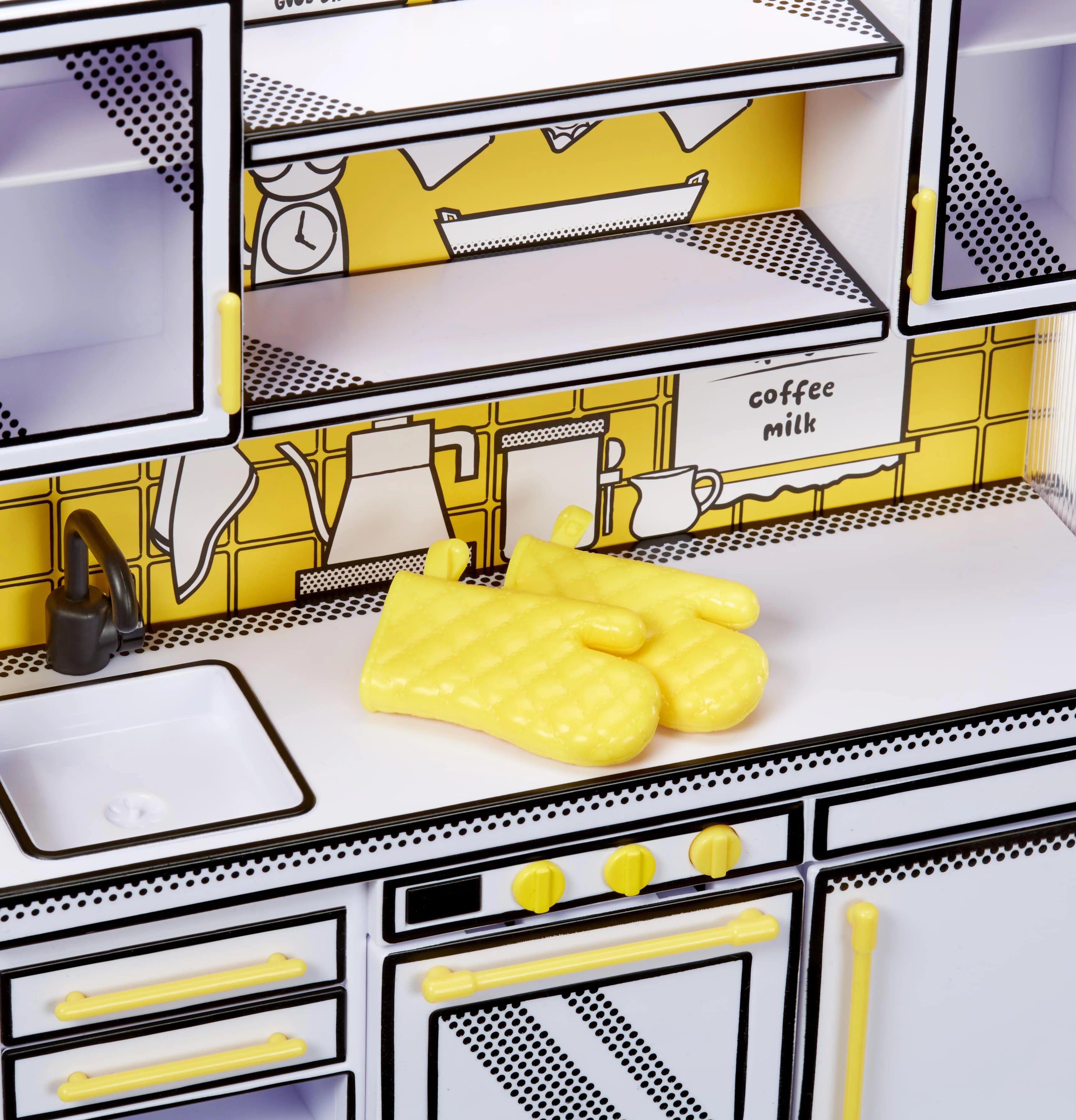 Mini Kitchen Playset with UV Light, DIY Resin Collectibles P847059