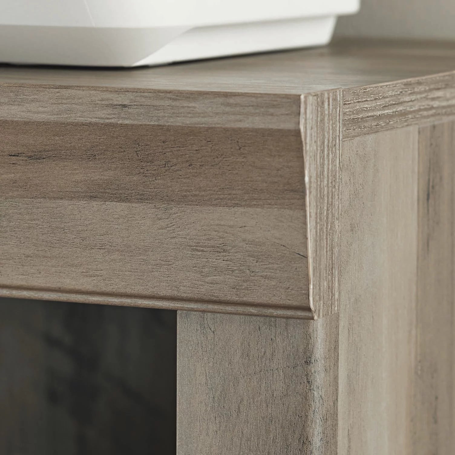 5 Shelf Bookcase, Rustic Gray D80649