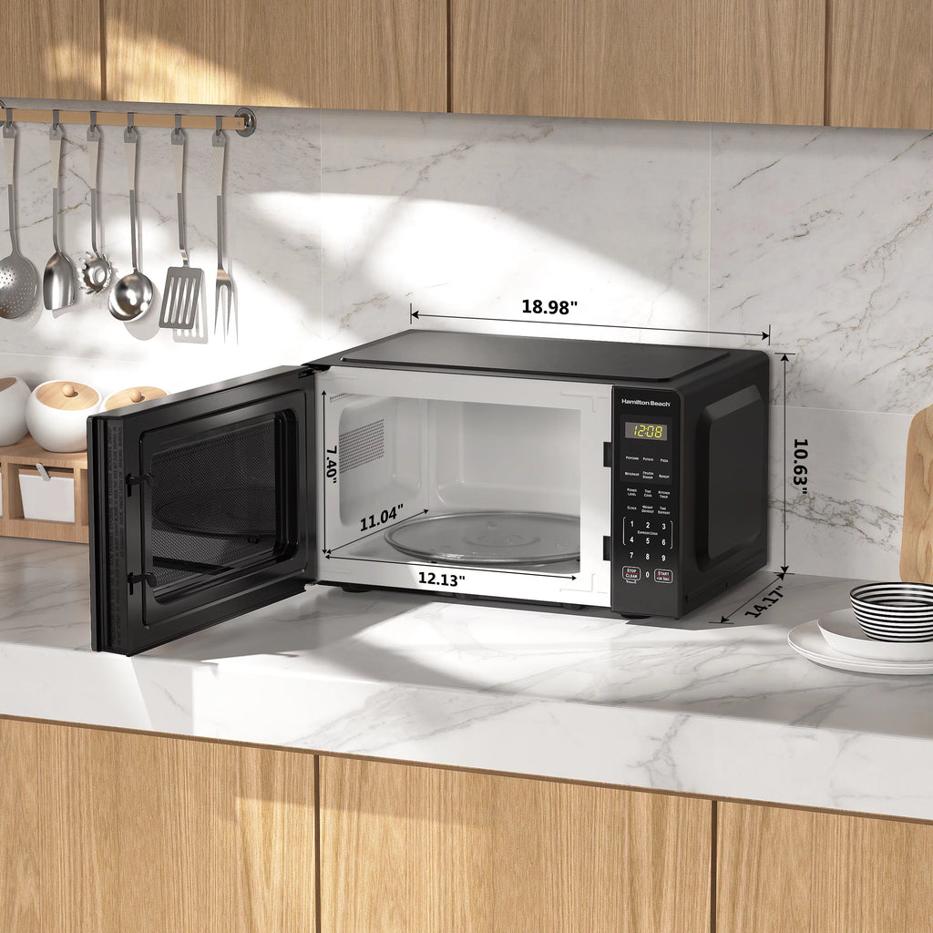 Countertop Microwave Oven, Stainless Steel I8763