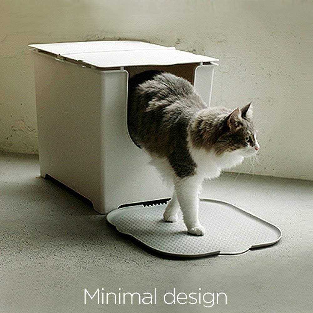 Flip Litter Box with Scoop and Reusable Liner U14256