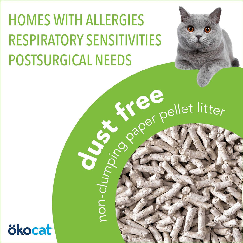 Dust Free Cat Litter Non-Clumping Paper Pellet U83628