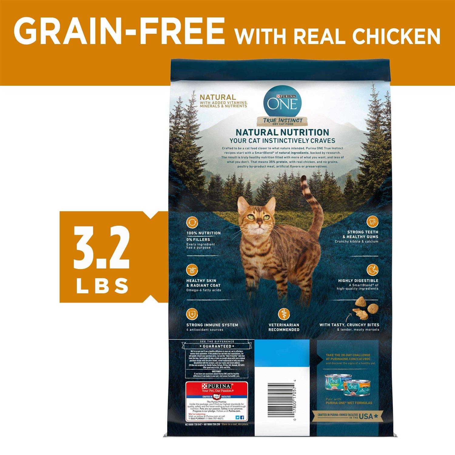 Natural High Protein Grain Free Dry Cat Food Y735
