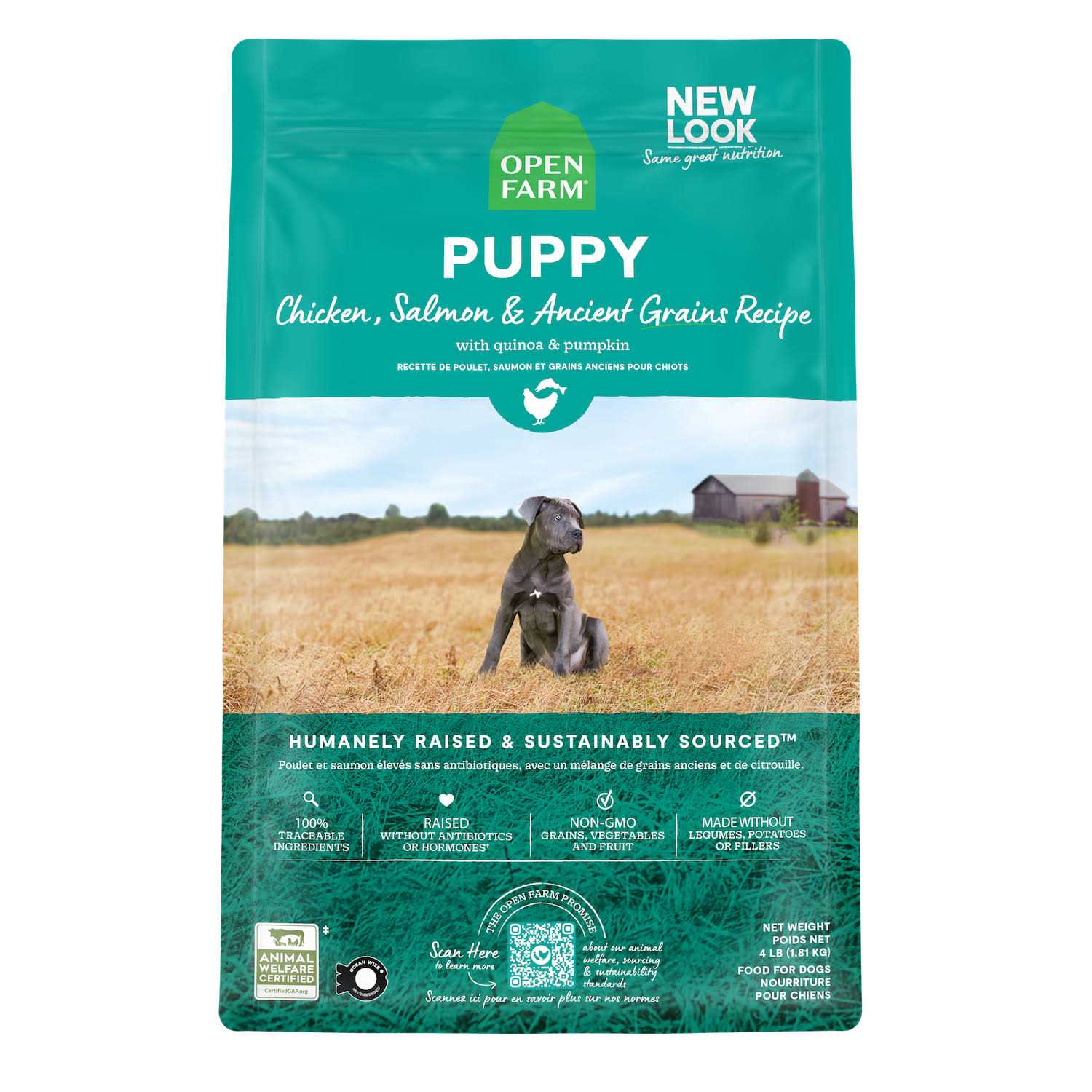 Pasture Raised Lamb Ancient Grains Dry Dog Food M96040