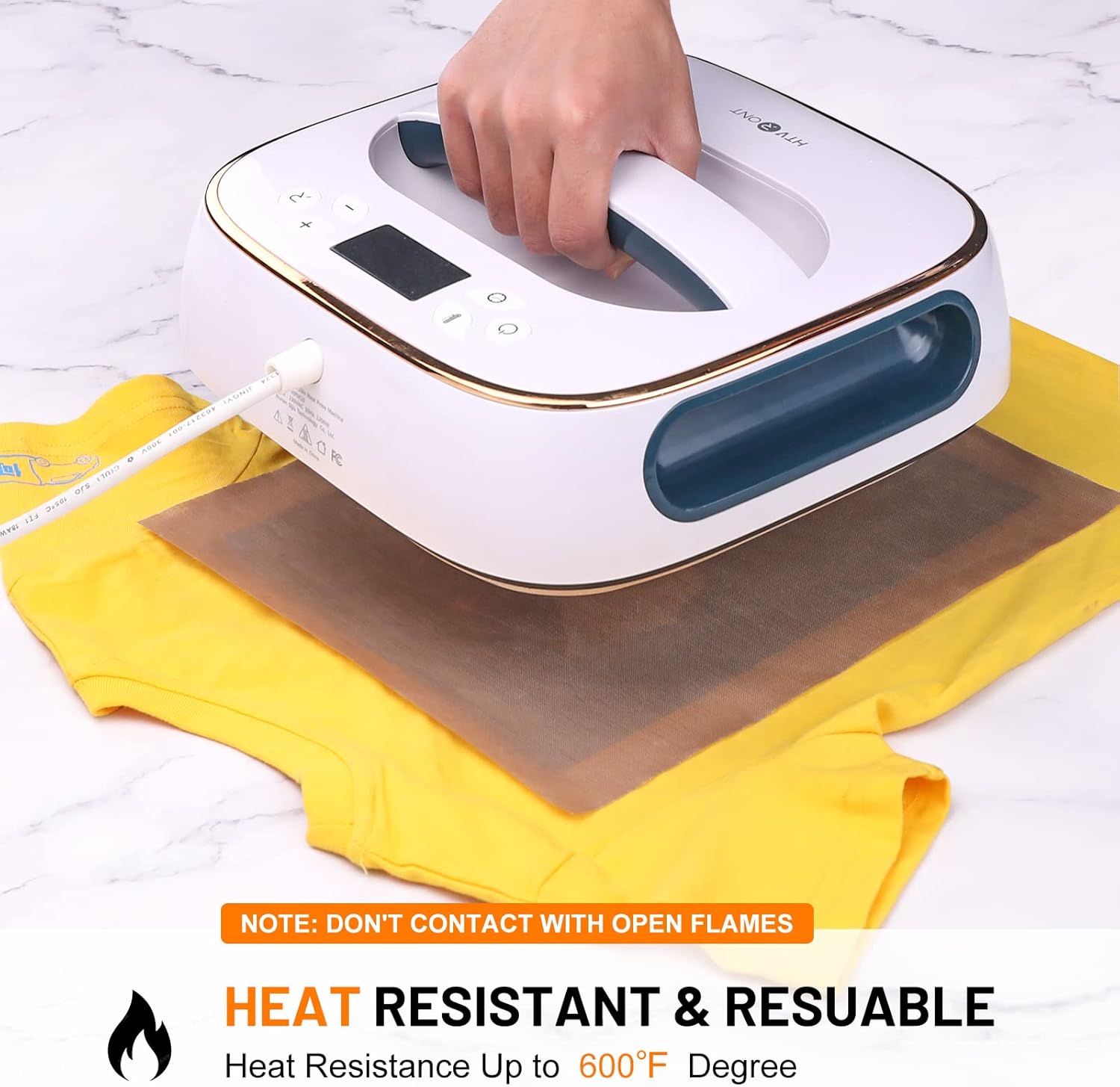 Auto Heat Press Machine for T Shirts 15 x 15 with Teflon Sheets G253733