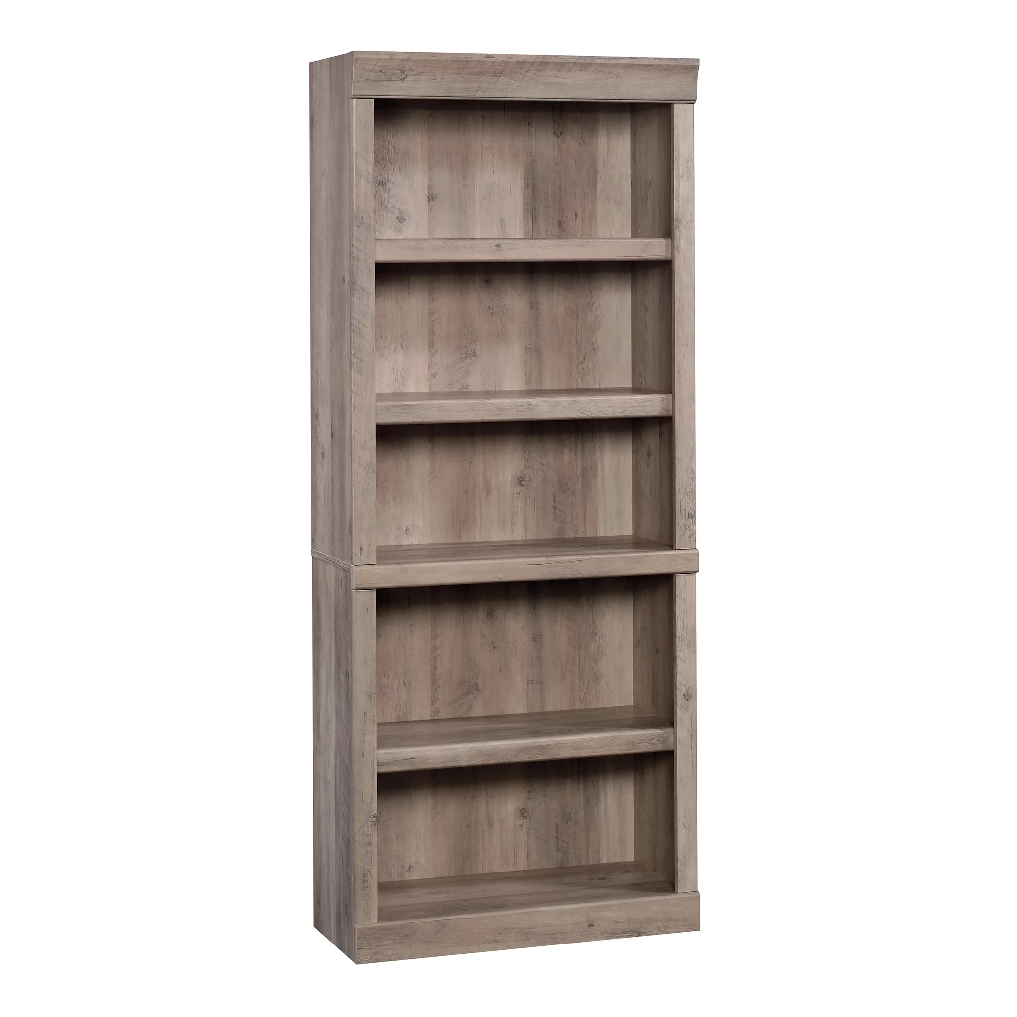 5 Shelf Bookcase, Rustic Gray D80649