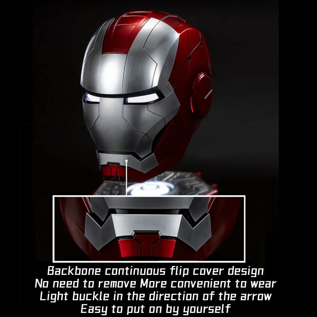 Iron Man Helmet Electronic Wearable Mask with LED Eyes W351