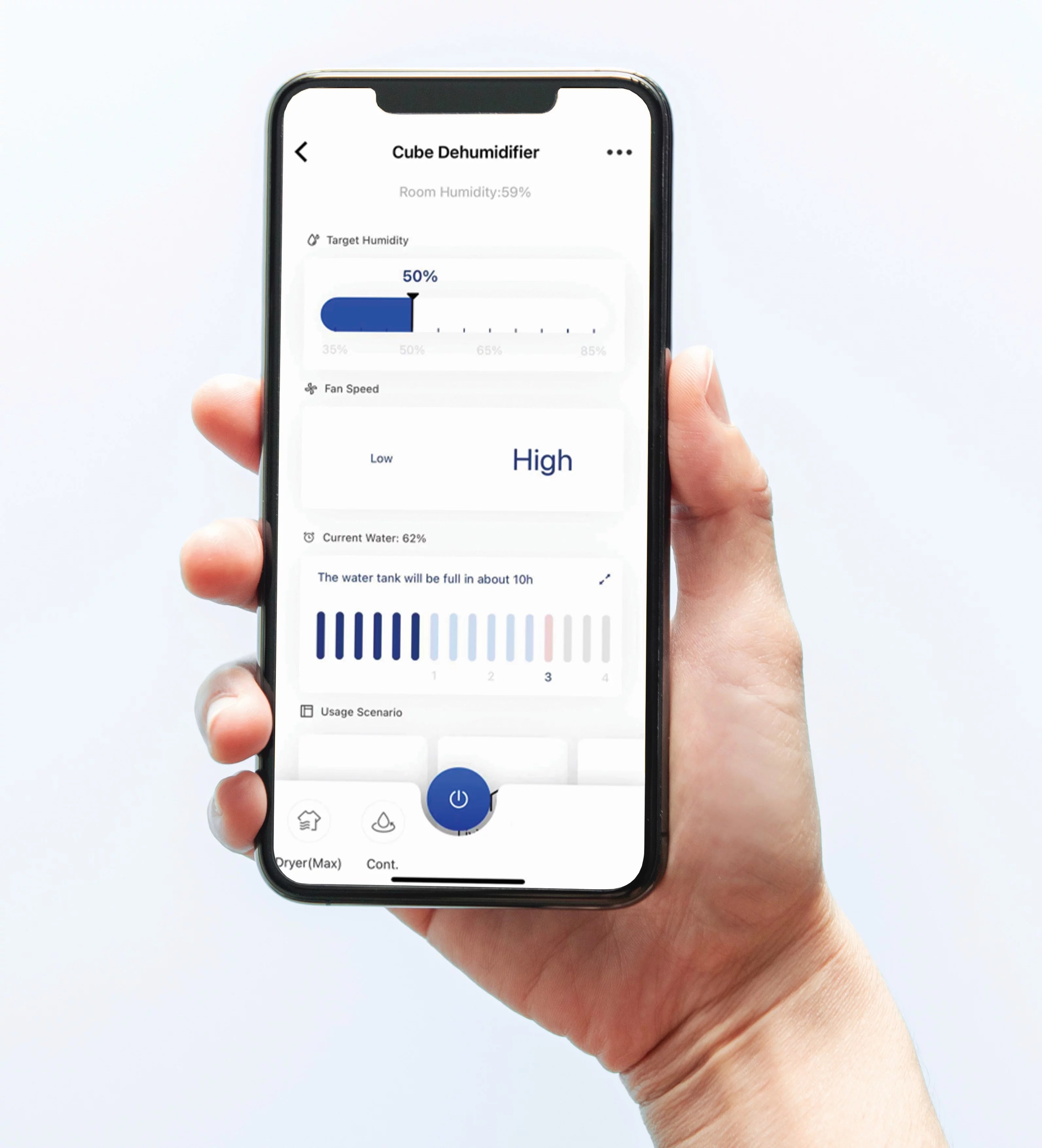 Smart WiFi Dehumidifier with Pump, 50-Pint P40137