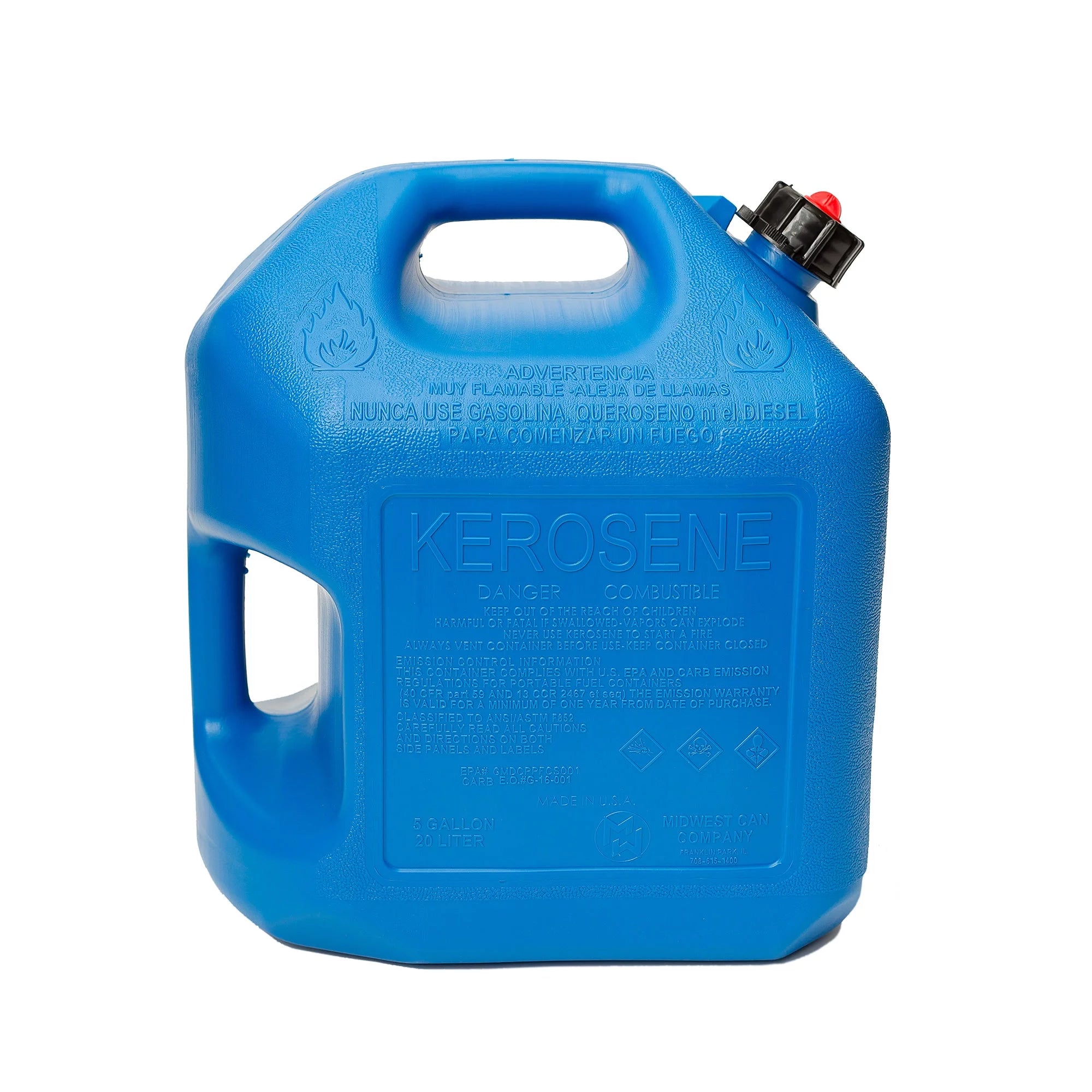 5 Gal Kerosene Gas Can Container with Spout (4 Pk) H2914