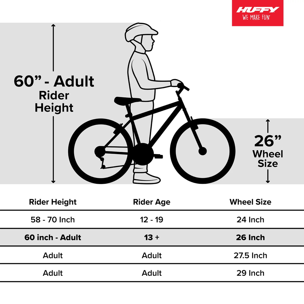 26" Men's Comfort Cruiser Bike, Matte Blue M90289