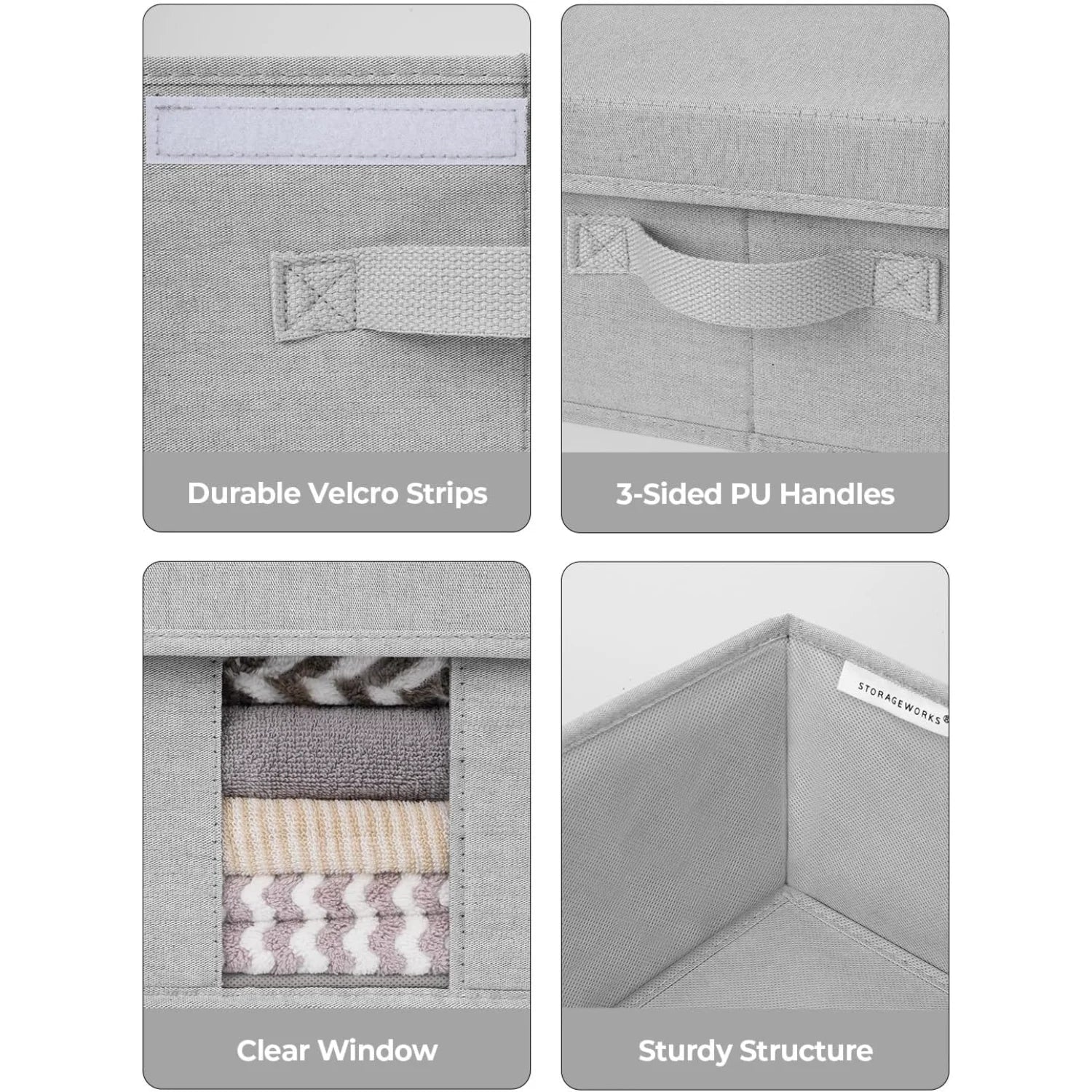 Under Bed Storage Bins with Lids and Handles U235