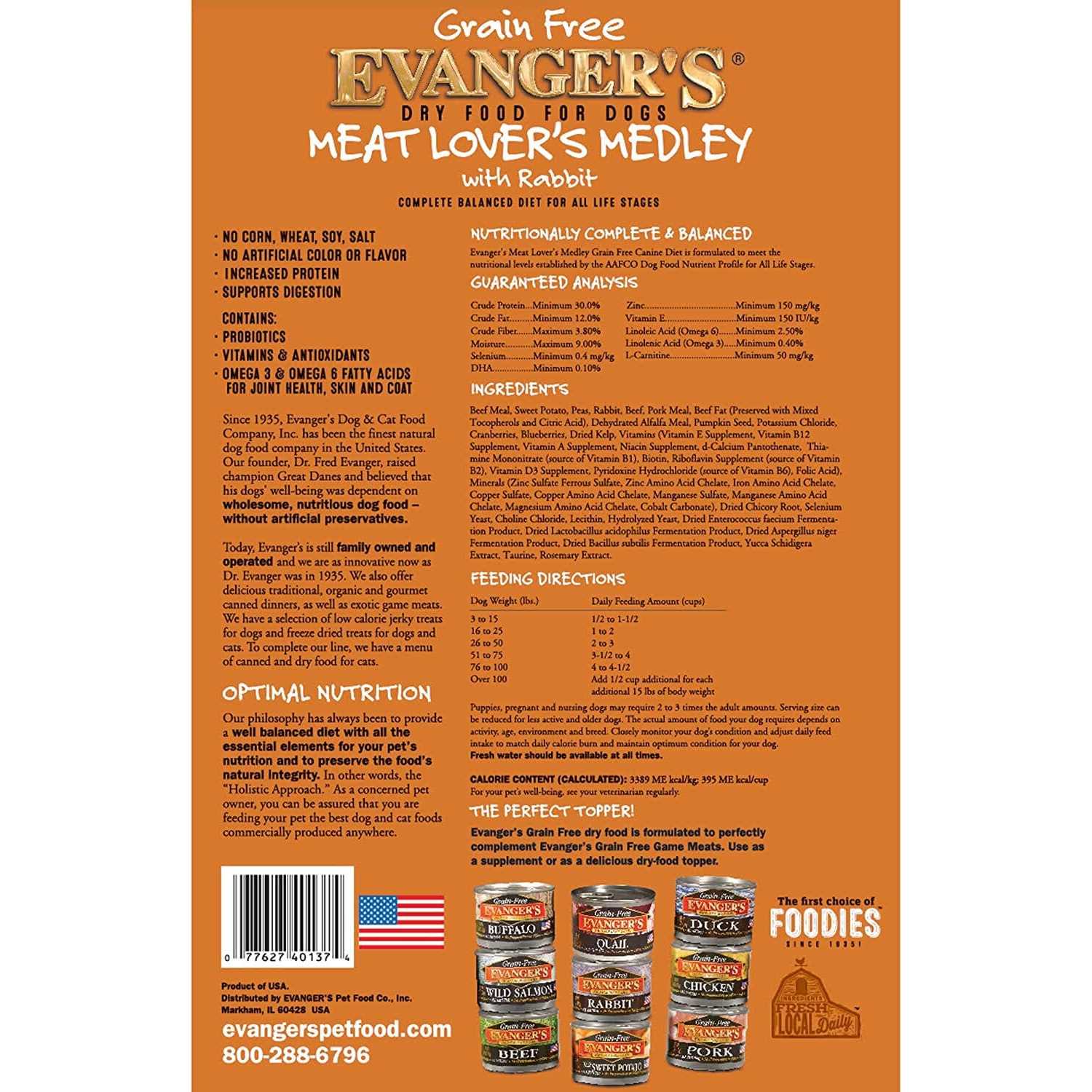 Grain-Free Rabbit Dry Dog Food H22427