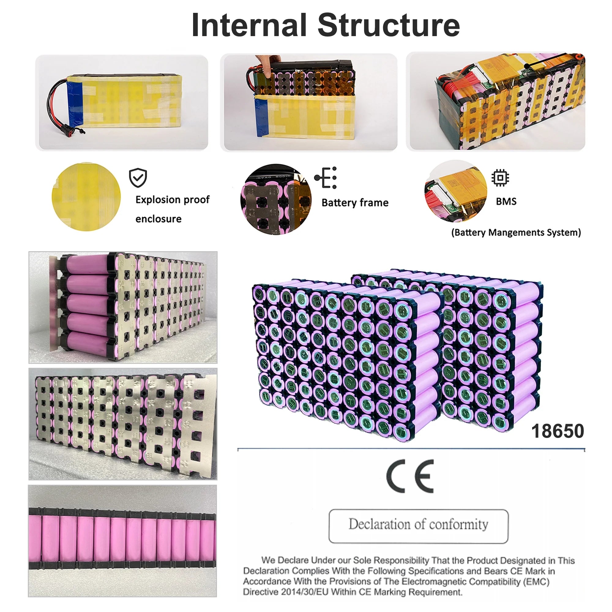 48V 20Ah Lithium Ebike Battery with Charger R3453
